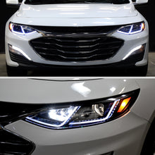Load image into Gallery viewer, Spec-D Projector Headlights Chevy Malibu (2019-2024) Switchback w/ Sequential LED Turn Signals Alternate Image