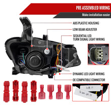 Load image into Gallery viewer, Spec-D Projector Headlights Chevy Malibu (2019-2024) Switchback w/ Sequential LED Turn Signals Alternate Image