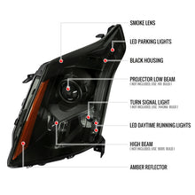 Load image into Gallery viewer, Spec-D Projector Headlights Cadillac SRX (2010-2016) Black or Chrome w/ Clear or Smoke Lens Alternate Image