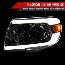 Load image into Gallery viewer, Spec-D Projector Headlights Toyota Tacoma (05-11) LED C-Bar DRL - Black or Chrome Alternate Image