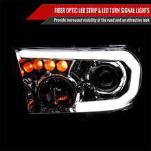Load image into Gallery viewer, Spec-D Projector Headlights Toyota Sequoia (08-17) w/ Retro Style LED Tube - Black or Chrome Alternate Image