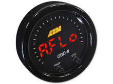 Load image into Gallery viewer, AEM X-Series OBD2 Gauge Black Bezel &amp; Black Faceplate 30-0311 Alternate Image