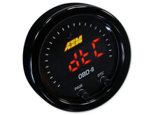 Load image into Gallery viewer, AEM X-Series OBD2 Gauge Black Bezel &amp; Black Faceplate 30-0311 Alternate Image