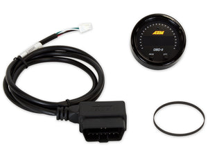 AEM X-Series OBD2 Gauge Black Bezel & Black Faceplate 30-0311