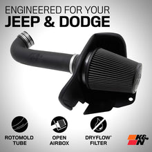 Load image into Gallery viewer, K&amp;N Air Intake System Dodge Durango 5.7L V8 (2011-2025) [DRYFLOW Series] 30-1563 Alternate Image