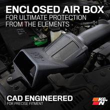 Load image into Gallery viewer, K&amp;N Air Intake System Jeep Gladiator JT 3.6L V6 (2020-2024) [DRYFLOW Series] 30-1576 Alternate Image