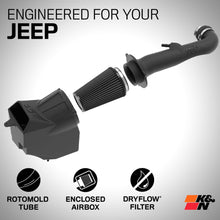 Load image into Gallery viewer, K&amp;N Air Intake System Jeep Gladiator JT 3.6L V6 (2020-2024) [DRYFLOW Series] 30-1576 Alternate Image