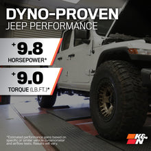 Load image into Gallery viewer, K&amp;N Air Intake System Jeep Gladiator JT 3.6L V6 (2020-2024) [DRYFLOW Series] 30-1576 Alternate Image