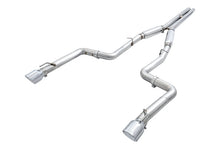 Load image into Gallery viewer, AWE Exhaust Dodge Charger 6.4L 6.2L (15-22) Catback w/ 4.5" Tips - Track or Touring - Track / Chrome Silver Tips Alternate Image