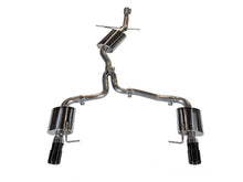 Load image into Gallery viewer, AWE Exhaust for Audi A5 Quattro 2.0T AWD (2010–2017) Touring Catback with Silver or Black Tips - Diamond Black Tips / Dual Tip Alternate Image