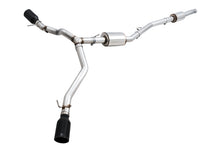 Load image into Gallery viewer, AWE Exhaust Jeep Gladiator JT 3.6L (20-24) Catback w/ 5” Tips - Tread or Trail Edition - Tread Edition / Dual Exhaust - Diamond Black Tips Alternate Image
