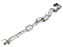 Load image into Gallery viewer, AWE Exhaust for Toyota Tacoma 3rd Gen 3.5L (2016-2023) 0FG Catback with BashGuard - Turn Down / Silver / Black Tips Alternate Image