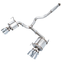 Load image into Gallery viewer, AWE Exhaust Subaru WRX FA20 / WRX STI EJ25 (15 -21) Catback w/ 102mm Quad Tips - Track or Touring - Touring WRX STI EJ25 Only / Chrome Silver Tips Alternate Image
