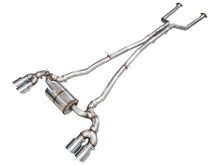 Load image into Gallery viewer, AWE Exhaust BMW M5 G90 G99 (2025-2026) Track or Touring Catback with 4.5" Tips - Touring / Dual 4.5" Slash Cut Chrome Silver Tips Alternate Image
