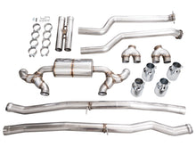 Load image into Gallery viewer, AWE Exhaust BMW M5 G90 G99 (2025-2026) Track or Touring Catback with 4.5" Tips - Track / Dual 4.5" Slash Cut Chrome Silver Tips Alternate Image