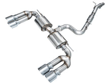 Load image into Gallery viewer, AWE Exhaust for Audi S3 8Y 2.0 Sedan (2022-2026) Track or Touring Catback with 4.5” Silver or Black Tips Alternate Image