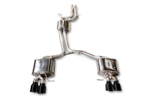 Load image into Gallery viewer, AWE Exhaust for Audi SQ5 3.0 Sport Utility (2014-2017) Touring Catback with 4" Quad Silver or Black Tips - Diamond Black Tips Alternate Image