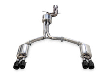 Load image into Gallery viewer, AWE Exhaust for Audi A7 Quattro 3.0 Hatchback (2015-2018) Touring Catback with Quad Outlet Silver or Black Tips - Diamond Black Tips Alternate Image