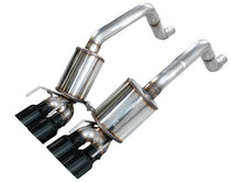 Load image into Gallery viewer, AWE Exhaust for Corvette C6 6.0 / 6.2 (05-08) C6 6.2L (09-13) Track or Touring Axleback with Black or Silver Tips - 2009-2013 / Touring Edition / Diamond Black Tips Alternate Image