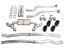 Load image into Gallery viewer, AWE Exhaust BMW M5 G90 G99 (2025-2026) Track or Touring Catback with 4.5" Tips - Track / Dual 4.5" Slash Cut Chrome Silver Tips Alternate Image