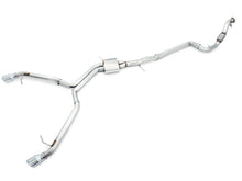 Load image into Gallery viewer, AWE Exhaust for Audi A5 Quattro 2.0 Coupe (2018-2019) Track or Touring 3” Dual Outlet Catback with Downpipe - Silver or Black Tips - Track Edition / Chrome Silver Tips Alternate Image