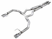 Load image into Gallery viewer, AWE Exhaust Ford Mustang Coupe GT S650 (24-26) Catback w/ 4" Quad or 4.5" Dual Tips - Track / Touring / SwitchPath - Track / 4.5” Dual Tips / Chrome Silver Tips Alternate Image