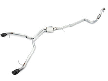Load image into Gallery viewer, AWE Exhaust for Audi A5 Quattro 2.0 Coupe (2018-2019) Track or Touring 3” Dual Outlet Catback with Downpipe - Silver or Black Tips - Track Edition / Diamond Black Tips Alternate Image
