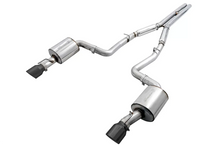 Load image into Gallery viewer, AWE Exhaust Dodge Charger 6.4L 6.2L (15-22) Catback w/ 4.5" Tips - Track or Touring - Touring / Diamond Black Tips Alternate Image