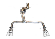 Load image into Gallery viewer, AWE Exhaust for Audi S4 B8.5 3.0 Sedan (2013-2016) Track or Touring Catback with Silver or Black Tips - Track Edition / 4 Inches / Chrome Silver Tips Alternate Image