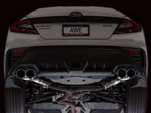 Load image into Gallery viewer, AWE Exhaust for Subaru WRX 2.4 Sedan (2022-2026) Track or Touring Axleback with Black or Silver Tips Alternate Image