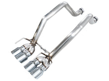 Load image into Gallery viewer, AWE Exhaust for Corvette C6 Z06 7.0 Hatchback (06-13) ZR1 6.2 Hatchback (09-13) Track or Touring Axleback with Black or Silver Tips - Track Edition / Chrome Silver Tips Alternate Image