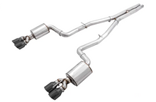 Load image into Gallery viewer, AWE Exhaust Dodge Challenger 392 / Hellcat / Demon 6.2L 6.4L (15-22) Track or Touring Catback w/ 4" Tips - Touring / Quad Diamond Black Tips Alternate Image