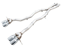 Load image into Gallery viewer, AWE 0FG Exhaust BMW M3 G80 (21-25) M4 G82 / G83 (21-24) Track or SwitchPath Catback w/ 4.5” Silver or Black Tips - Track Edition / Chrome Silver Tips Alternate Image