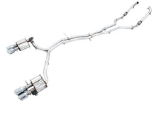 Load image into Gallery viewer, AWE Exhaust for Audi S4 Sedan 3.0T Quattro AWD (2018–2025) Track / Touring / SwitchPath with Silver or Black Tips - SwitchPath / Chrome Silver Tips Alternate Image