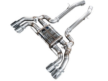 Load image into Gallery viewer, AWE Exhaust for BMW X3 X4 M / M Competition 3.0 Sport Utility (2020-2025) SwitchPath Axleback with Black or Silver Tips - Chrome Silver Tips Alternate Image