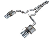 Load image into Gallery viewer, AWE Exhaust Ford Mustang GT (18-23) Bullitt (19-20) Track / Touring / SwitchPath Catback with 4” Black or Silver Tips - SwitchPath / Chrome Silver Tips Alternate Image