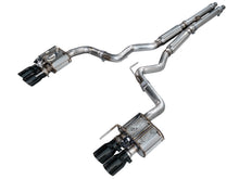Load image into Gallery viewer, AWE Exhaust Ford Mustang GT (18-23) Bullitt (19-20) Track / Touring / SwitchPath Catback with 4” Black or Silver Tips - SwitchPath / Diamond Black Tips Alternate Image