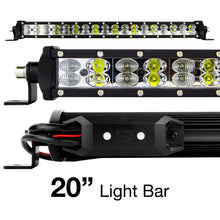 Load image into Gallery viewer, XKGlow RGBW Light Bar High Power Offroad Work/ Hunting Light w/ Built-in XKChrome Bluetooth Controller - 14/ 20/ 32/ 38/ 50 inches - 20" RGBW Light Bar Alternate Image