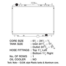 Load image into Gallery viewer, CSF Radiator Isuzu Amigo 3.2L V6 / 2.2L RWD/ 4WD (1998-2000) OEM Replacement w/ Aluminum Core Alternate Image