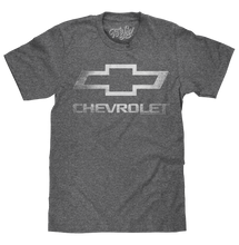 Load image into Gallery viewer, Tee Luv Chevrolet Bowtie Logo T-Shirt - Gray (S-3XL) Alternate Image