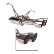 Load image into Gallery viewer, Invidia R400 Gemini Exhaust Subaru WRX (22-25) Catback w/ Quad Polished / Titanium Burnt Blue / Black Tips - Polished Alternate Image