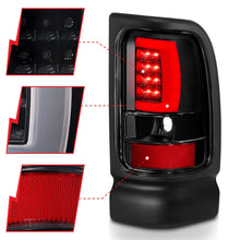 Load image into Gallery viewer, Anzo LED Tail Lights for Dodge Ram 1500 2500 3500 (1994-2002) Plank Style with Black Housing &amp; Clear or Smoke Lens Alternate Image