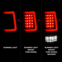 Load image into Gallery viewer, Anzo Full LED Tail Lights for Ford F150 (2004-2008) C-Bar Black Housing with Clear or Smoke Lens Alternate Image