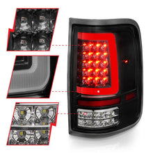 Load image into Gallery viewer, Anzo Full LED Tail Lights for Ford F150 (2004-2008) C-Bar Black Housing with Clear or Smoke Lens Alternate Image