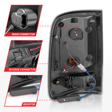 Load image into Gallery viewer, Anzo Full LED Tail Lights for Ford F150 (2004-2008) C-Bar Black Housing with Clear or Smoke Lens Alternate Image