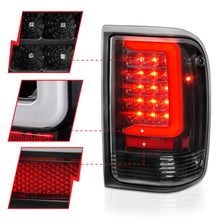 Load image into Gallery viewer, Anzo Tail Lights for Ford Ranger (93-97) LED C Bar - Black with Clear Lens 311359 - Default Title Alternate Image