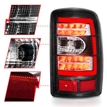Load image into Gallery viewer, Anzo LED Tail Lights for Chevy Suburban / Tahoe &amp; GMC Yukon / Yukon XL (00-06) Red / Clear Lens with Black or Chrome Housing Alternate Image