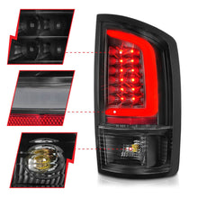 Load image into Gallery viewer, Anzo LED Tail Lights for Dodge Ram 1500 (02-06) Ram 2500 / 3500 (03-06) C-Bar Black Housing with Clear or Smoke Lens Alternate Image
