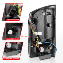Load image into Gallery viewer, Anzo LED Tail Lights for Dodge Ram 1500 (02-06) Ram 2500 / 3500 (03-06) C-Bar Black Housing with Clear or Smoke Lens Alternate Image
