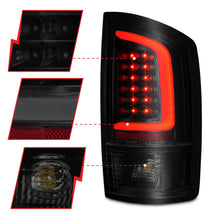 Load image into Gallery viewer, Anzo LED Tail Lights for Dodge Ram 1500 (02-06) Ram 2500 / 3500 (03-06) C-Bar Black Housing with Clear or Smoke Lens Alternate Image